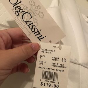 oleg cassini flower girl dress